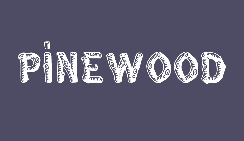 pinewood font big