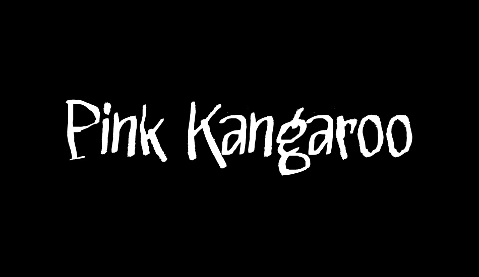 pink-kangaroo font big