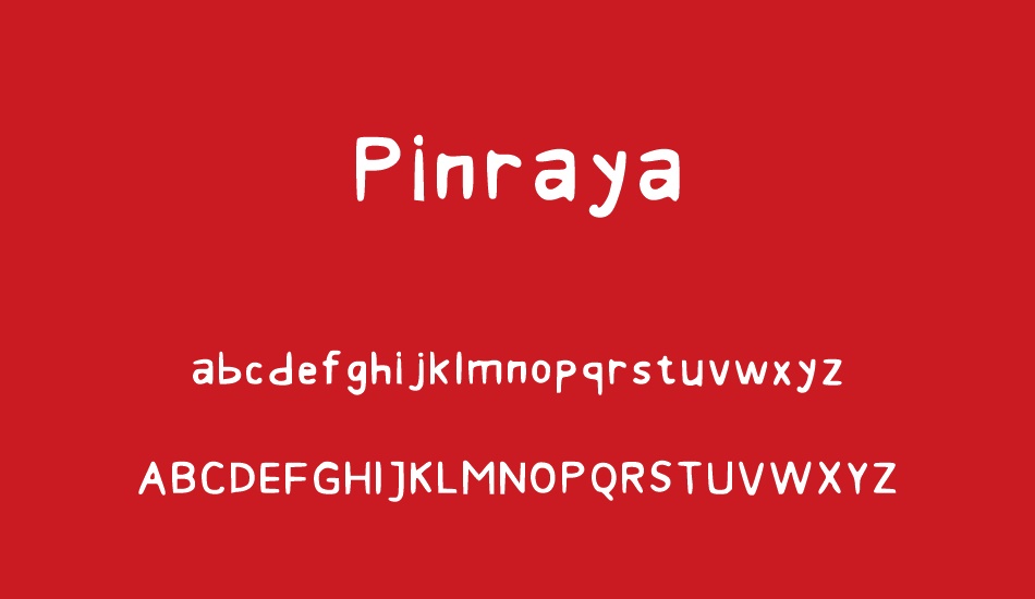 pinraya font