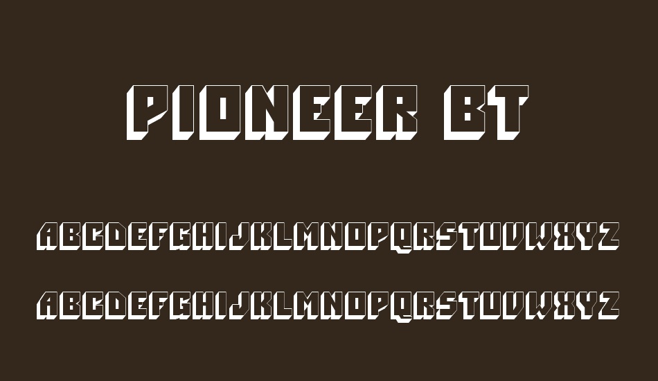 pioneer-bt font