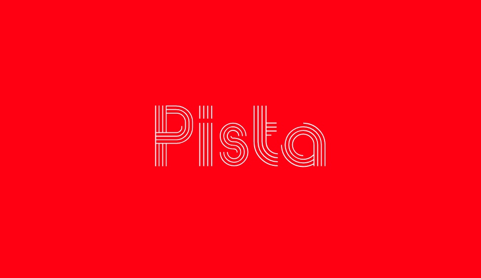 pista font big