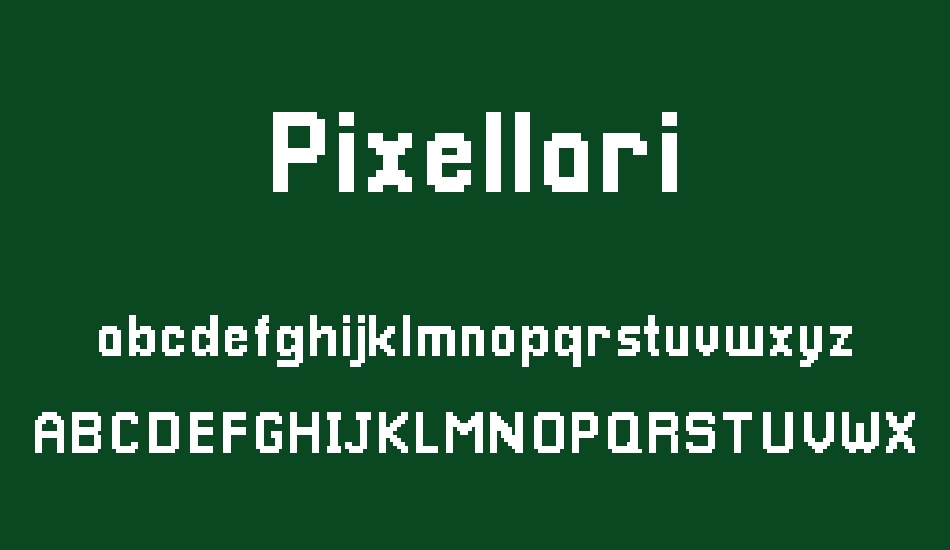 pixellari font