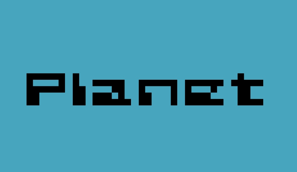 planetarycontact font big