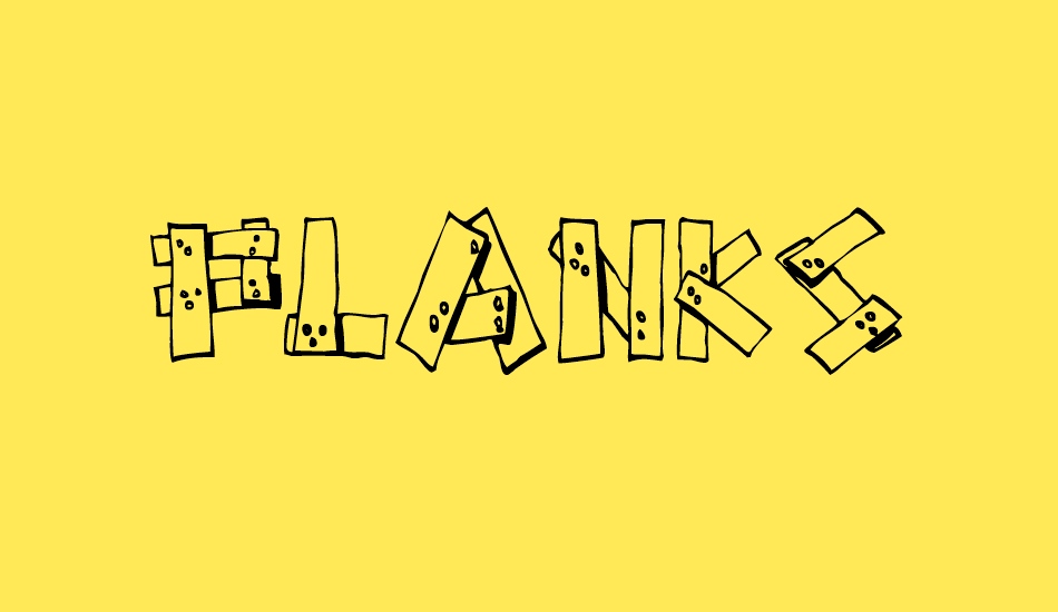 planks font big