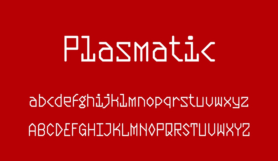plasmatic font