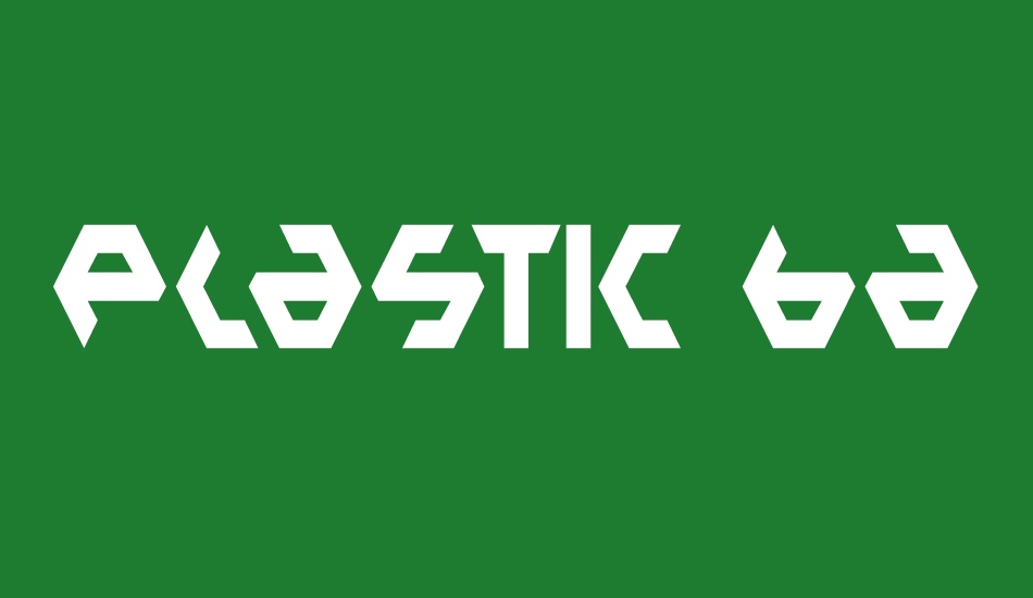 plastic-bag font big