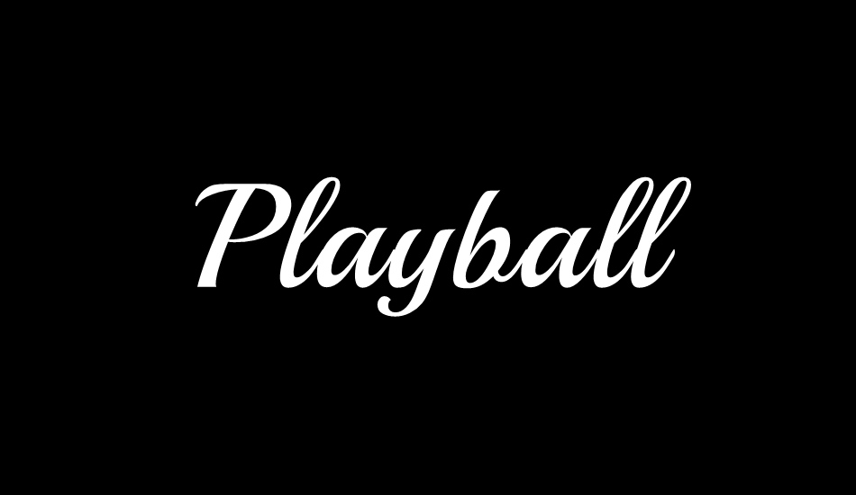 playball font big