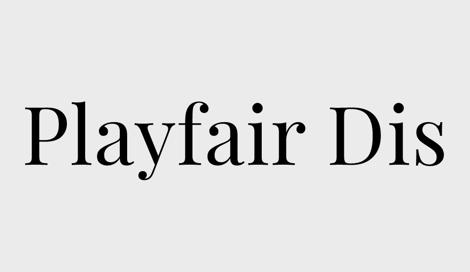 playfair-display font big