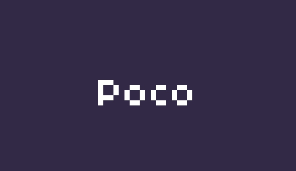 poco font big