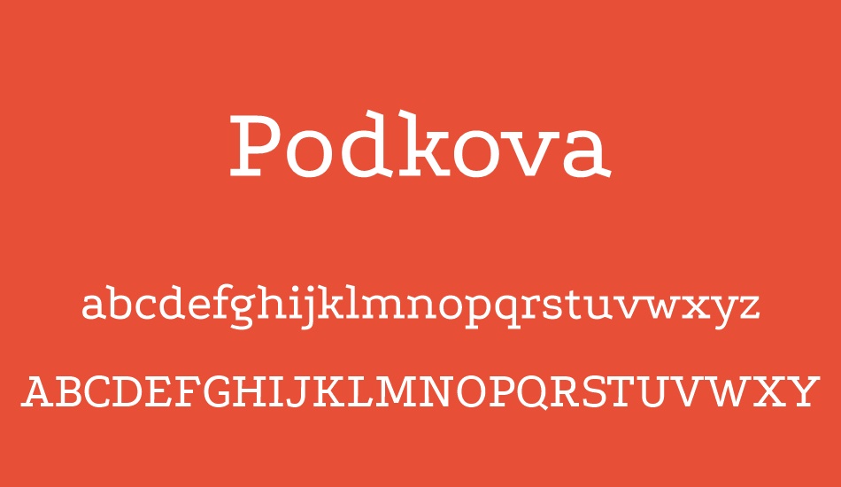 podkova font