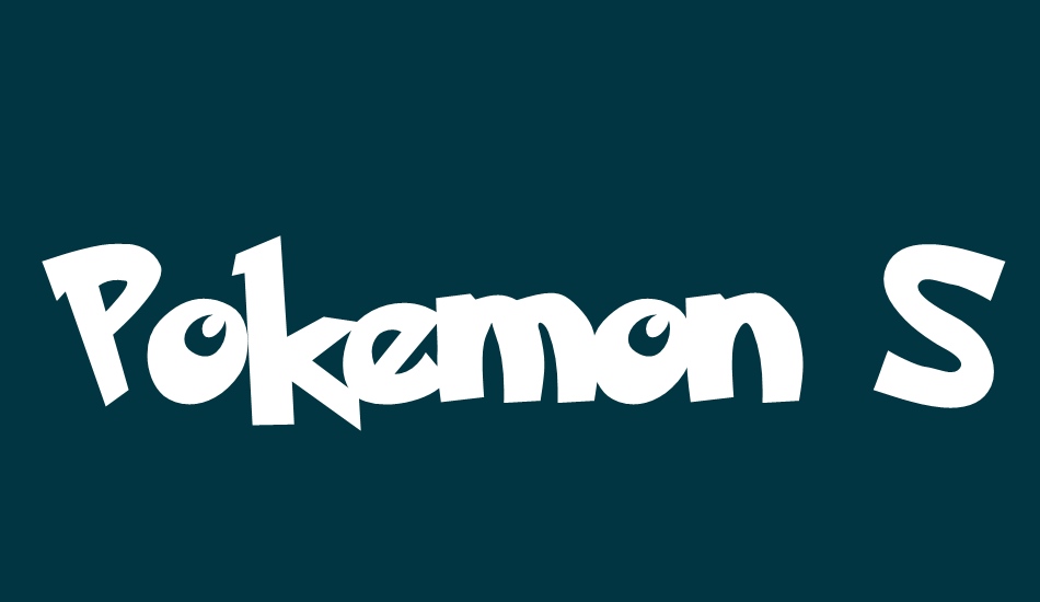 pokemon-solid font big
