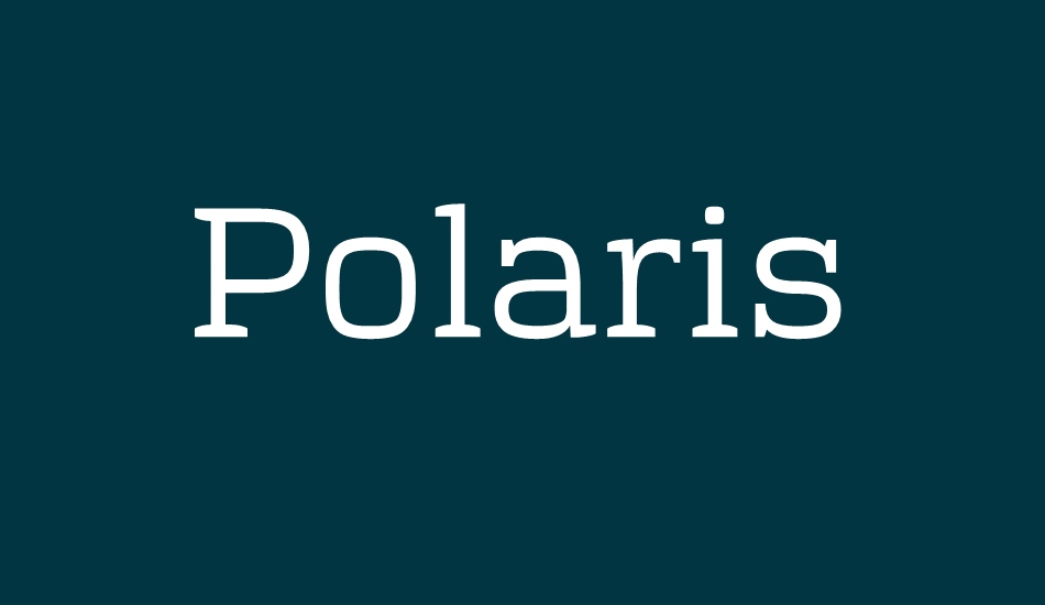 polaris font big