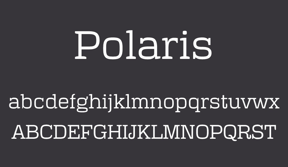 polaris font