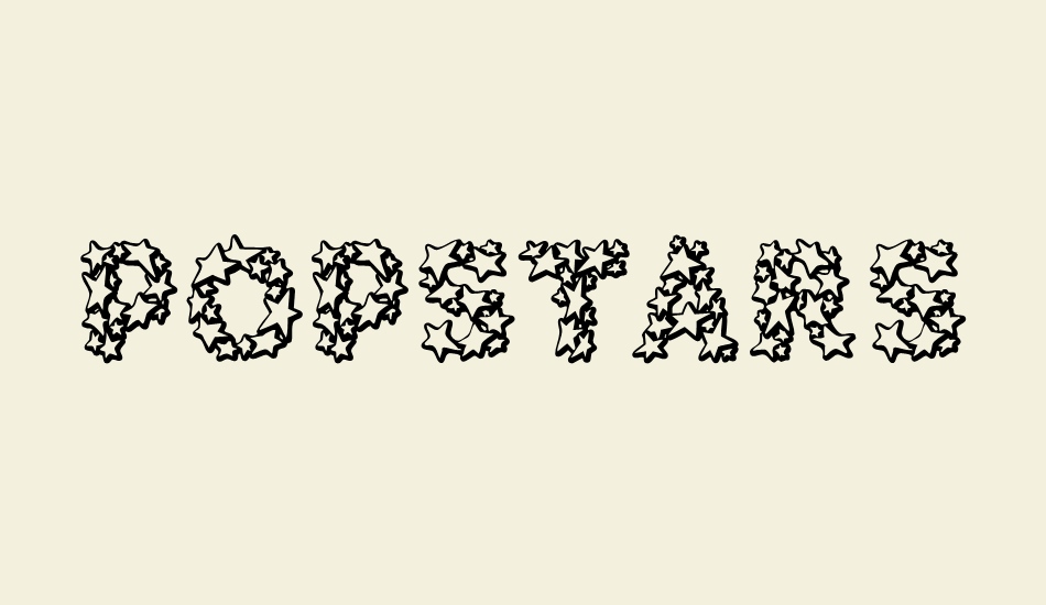 popstars font big