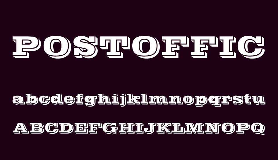 postoffıce font