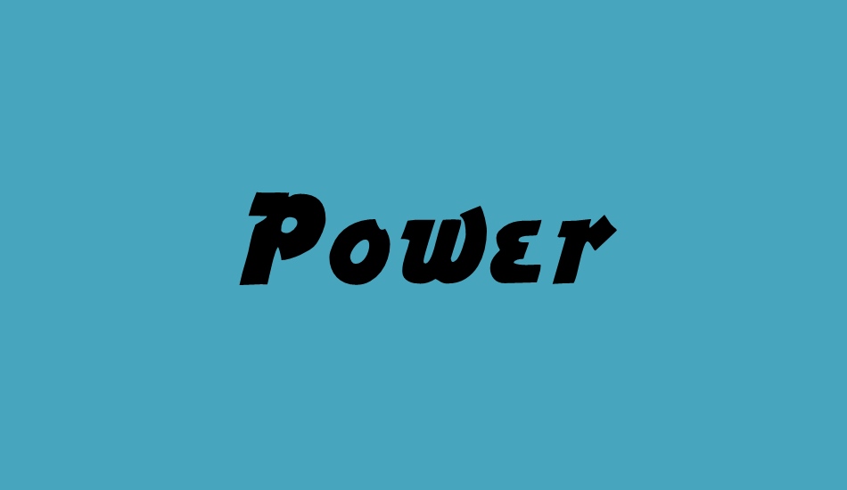 power font big