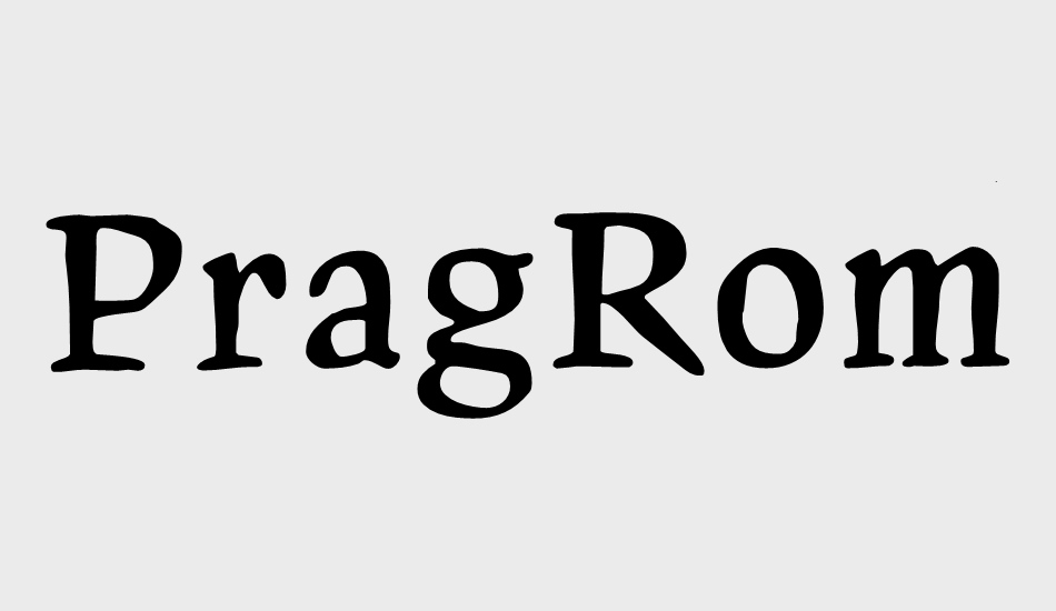 pragroman font big