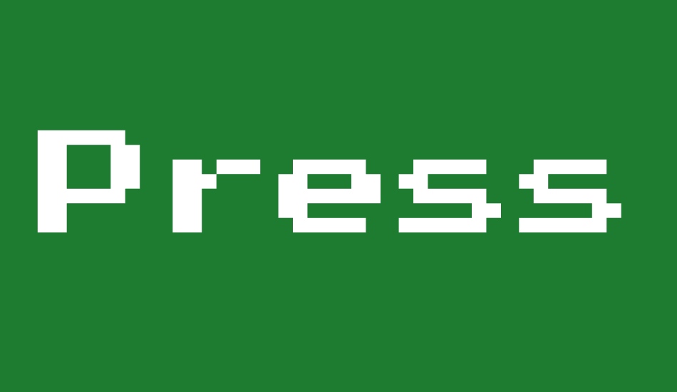 press-start-2p font big