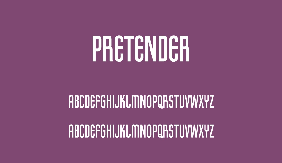 pretender font