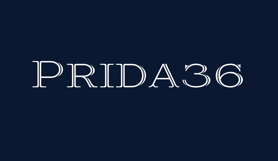 prida36 font big