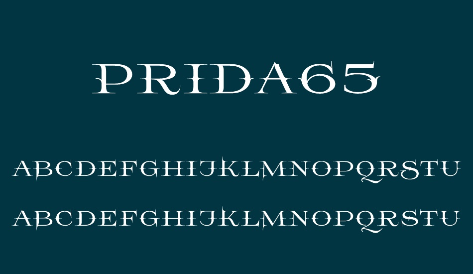 prida65 font