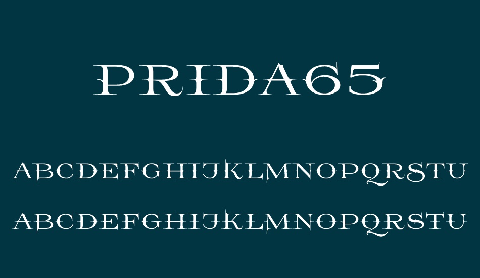 prida65 font