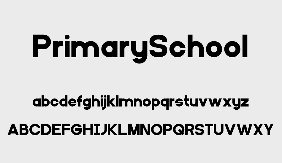 primaryschool font