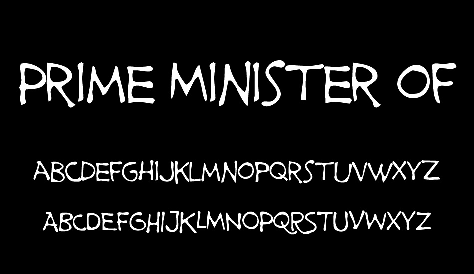 prime-minister-of-canada font