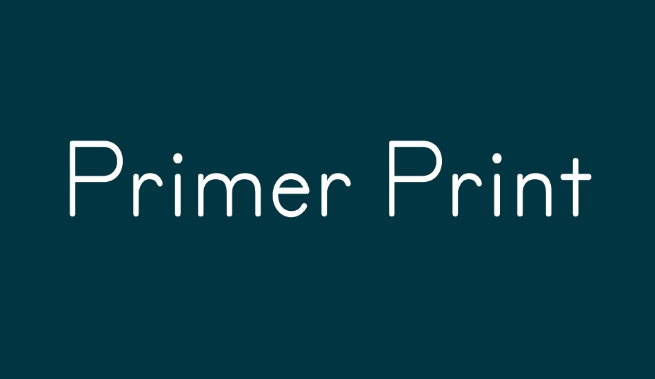 primer-print font big