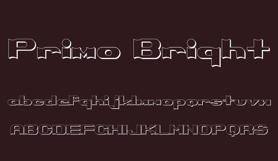 primo-bright font