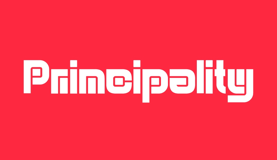 principality font big