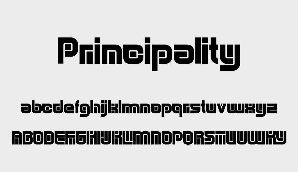 principality font