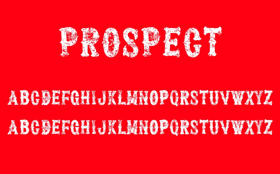Prospect font