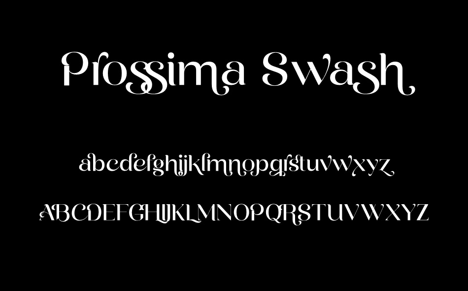 Prossima Moda font