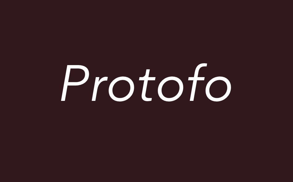Protofo font big