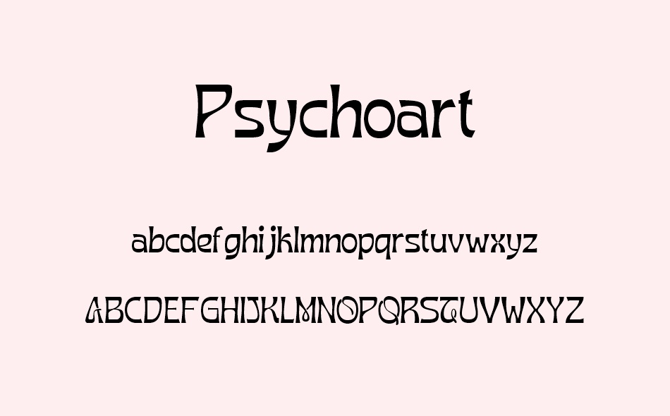 Psychoart font