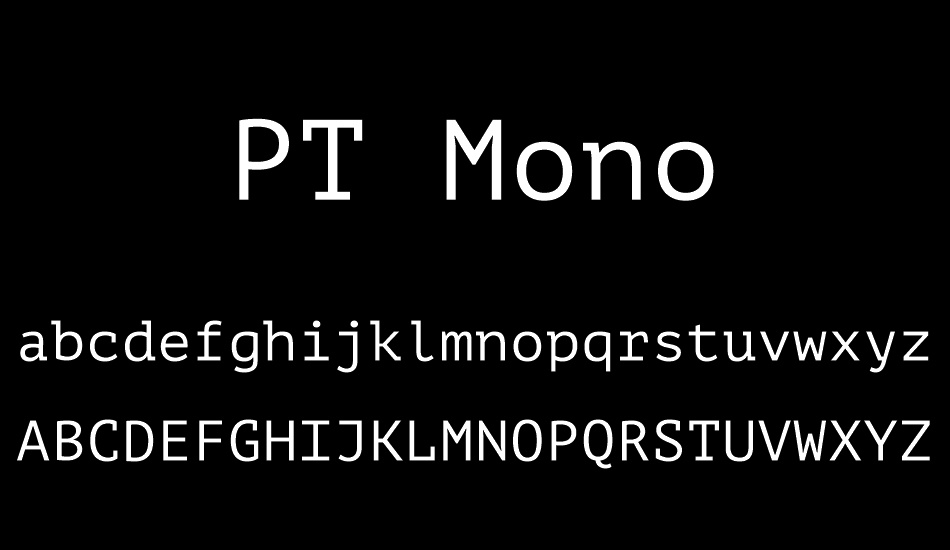 pt-mono font