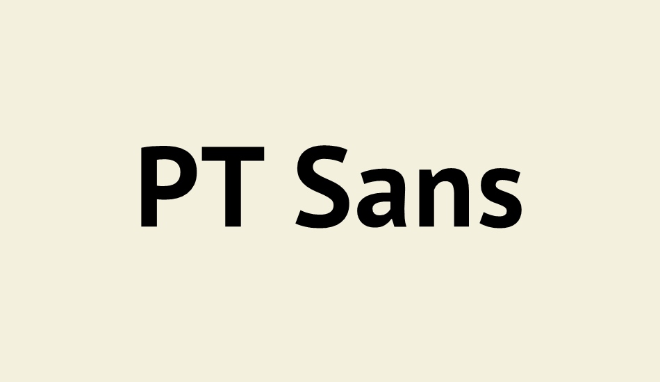 pt-sans font big