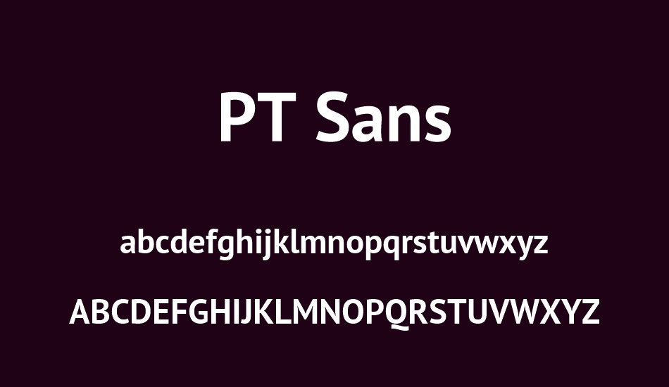 pt-sans font