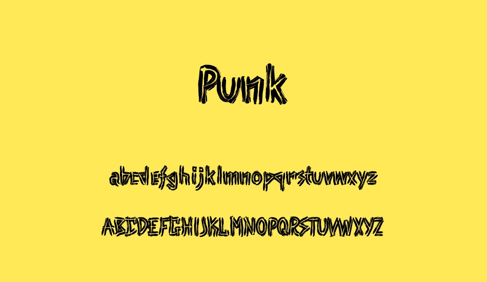 punk font