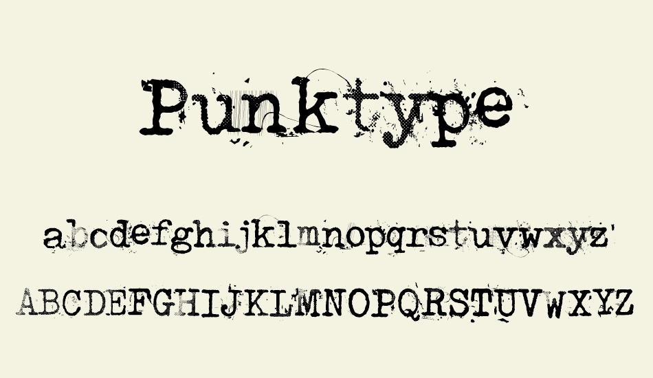 punktype font