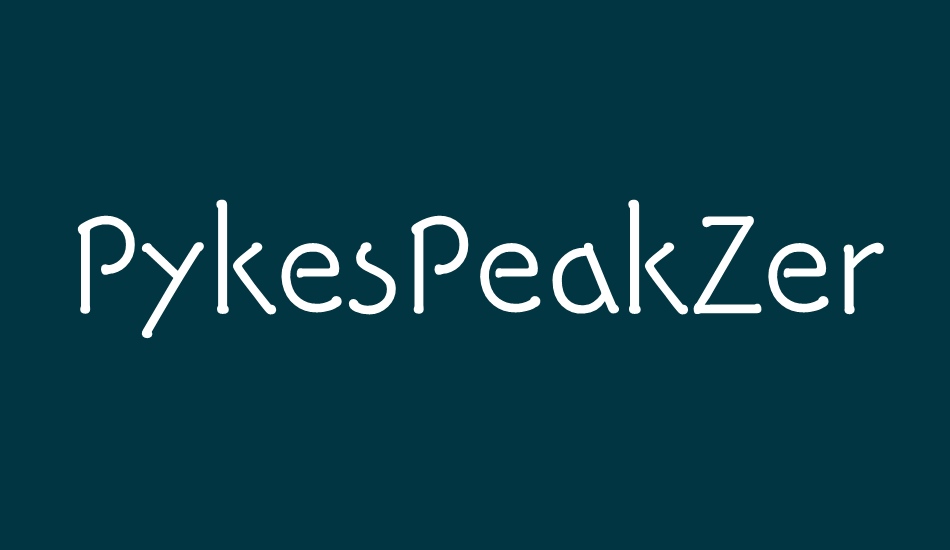 pykespeakzero font big