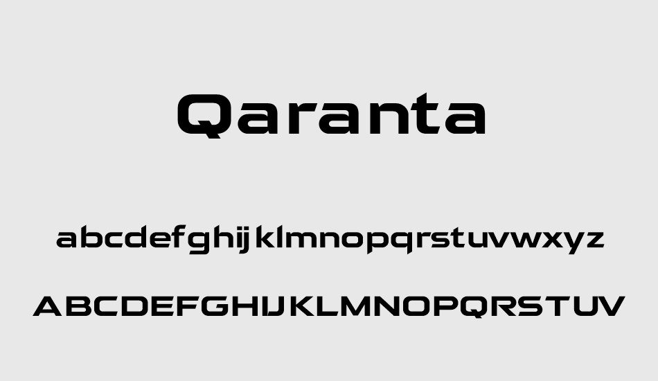 qaranta font