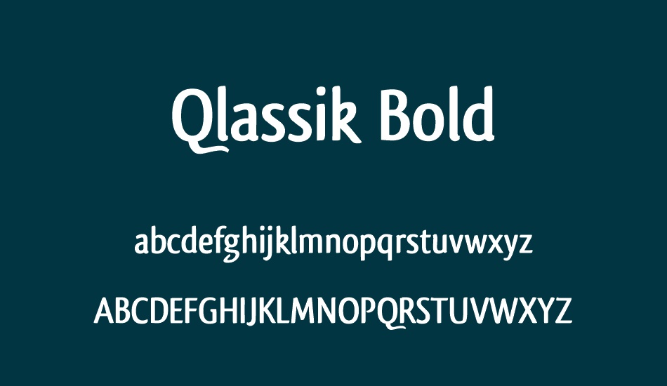 qlassik-bold font