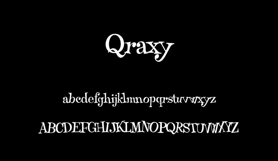 qraxy font