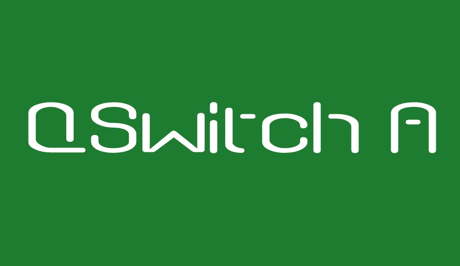 qswitch-ax font big