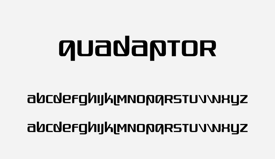 quadaptor font
