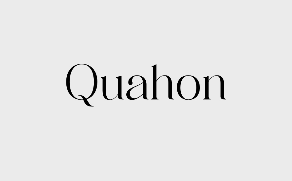 Quahon font big