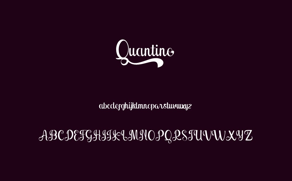 Quantine font