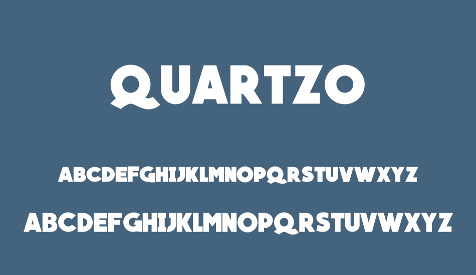 quartzo font